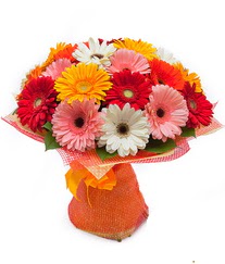 Renkli gerbera buketi  Çorum çiçek online çiçek siparişi 