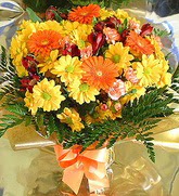  Çorum çiçek siparişi sitesi  karma büyük ve gösterisli mevsim demeti 